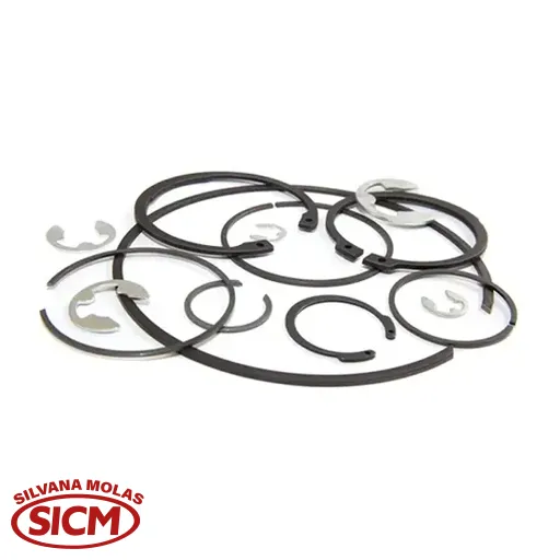 Anéis de retenção para máquinas industriais