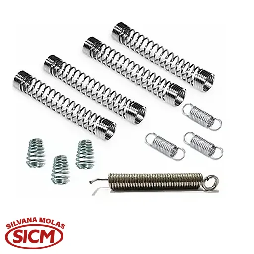 Molas de compressão para uso industrial